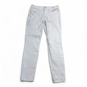 Joe's Jeans Ankle Skinny Cropped Jeans Size 27 Light Gray